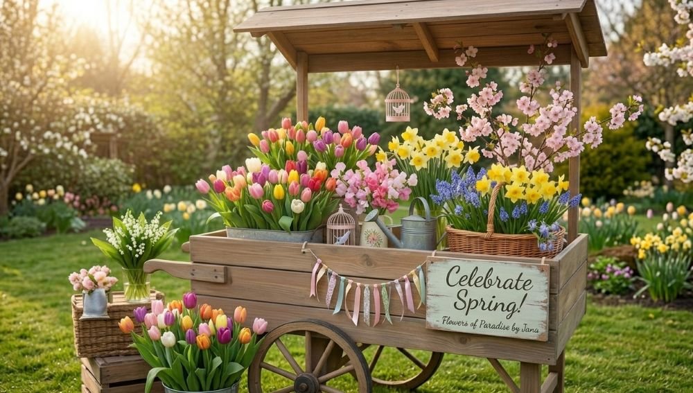 Welcome May Day and Spring at Flowers of Paradise