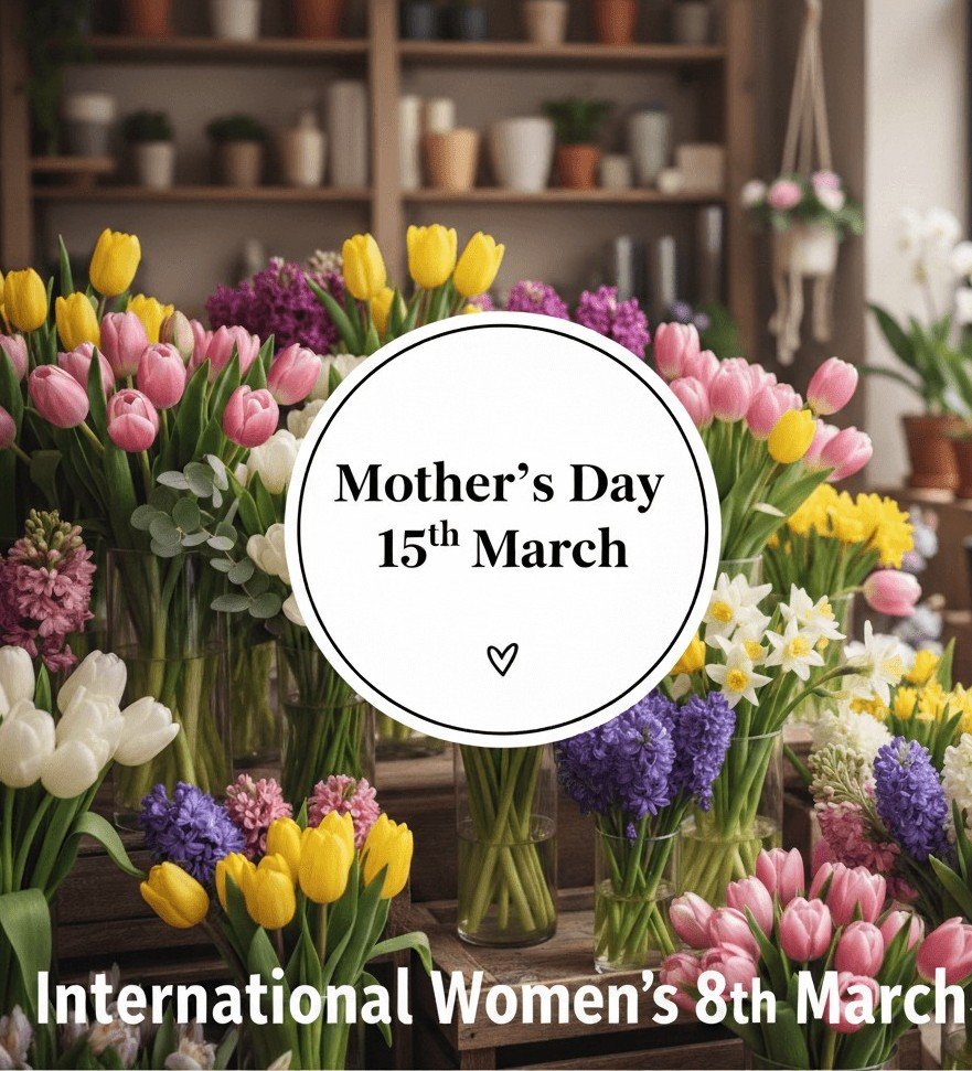 International Women’s Day and Mother’s Day flowers